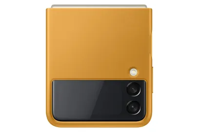 Capa Protetora Galaxy Z Flip3 Couro - Mostarda Samsung