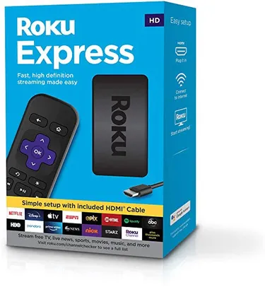[internaciona] Reprodutor de mídia streaming 2019 Roku Express | R$176