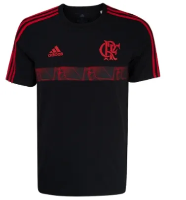 Camiseta do Flamengo adidas Manga Curta Icon 21 - Masculina