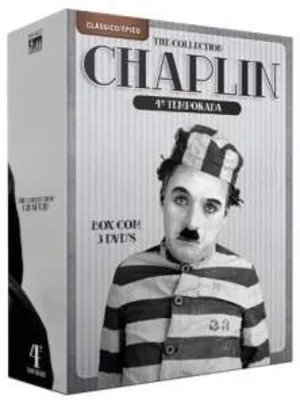[Saraiva] DVD Coleção Chaplin - The Collection - 4ª Temporada - 3 Discos - R$20