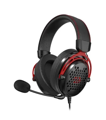 Headset Gamer Redragon Diomedes, USB+3.5mm, 7.1 Surround, Drivers De 53mm, Black, H388