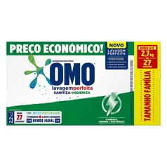 (MELI+) (10 UN) Sabão Em Pó Sanitizante Lavagem Perfeita 2,2kg Omo