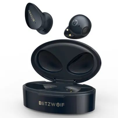 BlitzWolf BW-FPE2 TWS Fone de ouvido bluetooth Earbuds 13mm Large Drivers AAC HiFi Sound 20h 