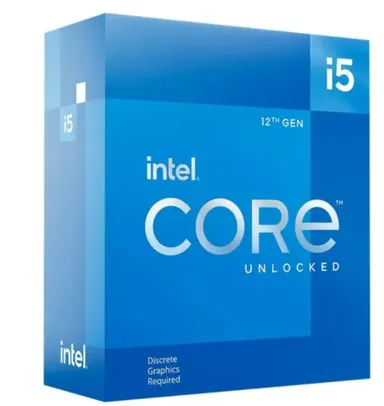 Processador Intel Core i5 12600KF 12ª Geração 3.7Ghz (4.9 GHz Max Turbo) Cache 20MB LGA 1700 S/ Vídeo Integrado - BX8071512600KF