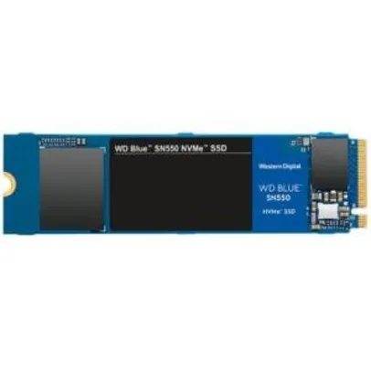 SSD WD Blue SN550, 1TB, M.2, PCIe, NVMe, Leituras: 2400Mb/s e Gravações: 1950Mb/s | R$ 880