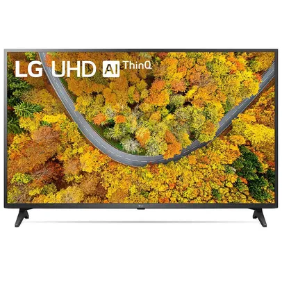 Smart TV 50" LG 4K 50UP7550PSF 60Hz Inteligência Artificial ThinQ AI, Smart Magic, Google Alexa