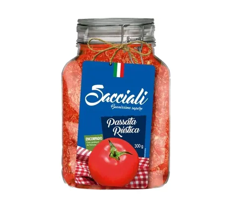 [APP] Passata de Tomate Rústica Sacciali Encorpado - 3 unidades | R$2