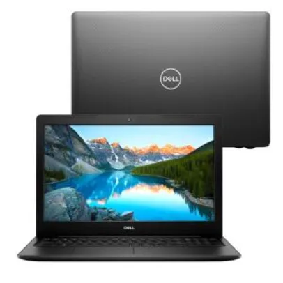 Notebook Dell Core i3-7020U 4GB 1TB Tela 15.6” Linux Inspiron | R$1999
