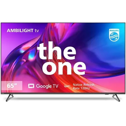 Foto do produto Smart Tv Philips 65 Ambilight The One Led 4K Uhd Google Tv 65PUG8808/78