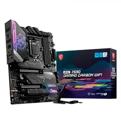 Placa-Mãe MSI MPG Z590 Gaming Carbon, LGA 1200, ATX, DDR4, RGB, Wifi, Bluetooth