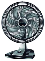 Ventilador Mondial, Turbo 8 Pás - 40cm, 110V, Preto, 140W - VTX-40-8P PRETO/PRATA 110V