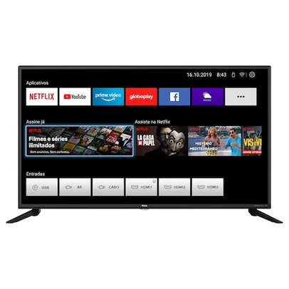 Smart TV LED 42” Full HD Philco PTV42G70N5CF com Processador Quad Core, GPU Triple Core, Dolby Audio