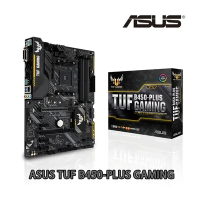 Placa-Mãe Asus TUF B450-Plus Gaming, AMD AM4, ATX, DDR4