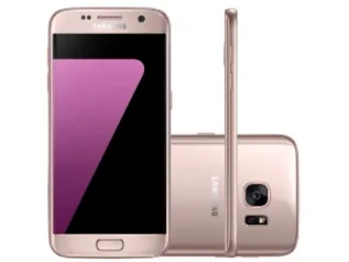 Smartphone Samsung Galaxy S7 Rosé com 32GB, Tela 5.1", Android 6.0, 4G, Câmera 12MP - PREÇO PARCELADO e POSSIBILIDADE DE GANHAR CAIXA DE SOM