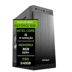 Desktop i5 9a. SSD 240GB 8GB de Ram Geforce 1GB DDR4 | R$1.768