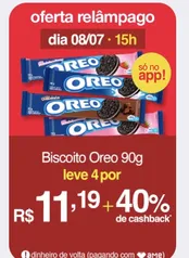 Biscoito Recheado Oreo Original 90g