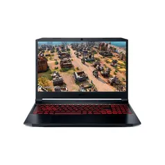 Notebook Gamer Acer Nitro 5 Intel Core I5-11400H 8GB 144Hz (GTX 1650) 512GB SSD W11 15,6” Preto