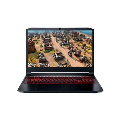 Notebook Gamer Acer Nitro 5 Intel Core I5-11400H 8GB 144Hz (GTX 1650) 512GB SSD W11 15,6” Preto