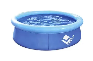 Piscina Infantil Inflável Redonda PVC 1.000 Litros com Borda Vollo