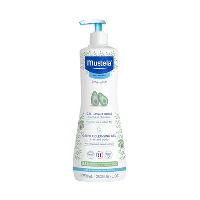 Mustela BR Gel Lavante Suave Com Abacate Orgânico 750Ml