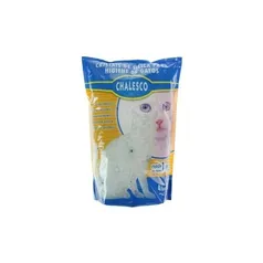 Areia Gato Sílica Higiênica Cristais Em Gel Chalesco 1,8kg - Combo 8 Unidades