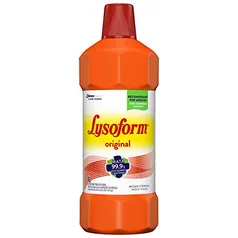 [10 Un/ R$4,79 cada] Lysoform Desinfetante Bruto Original 1 L, Orange