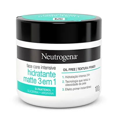 [Rec] Neutrogena Face Care Intensive Hidratante Matte 3 em 1 100g