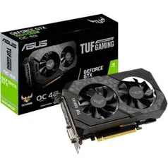 Placa de Vídeo Asus, TUF Gaming GeForce, GTX 1650 Super OC Dual, 4GB, GDDR6, 128Bit - R$2199