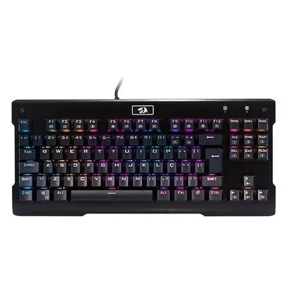 Teclado Mecânico Gamer Redragon Visnu, Switch Outemu Blue, Anti-Ghosting, Preto, ABNT2 - K561RGB