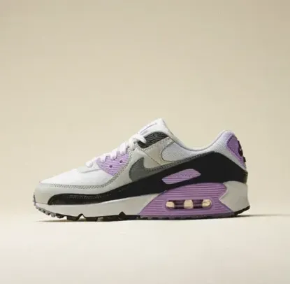 [1ª Compra App R$487] Tênis Nike Air Max 90 "Lilac" Feminino