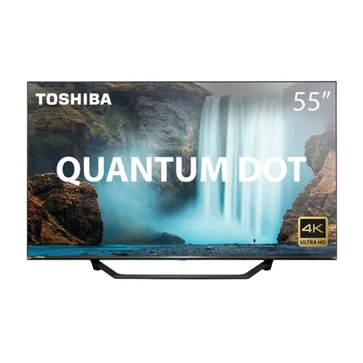  Qled tv 55&quot; Toshiba Vidaa Tb001 Smart Uhd 4k, Quantum Dot