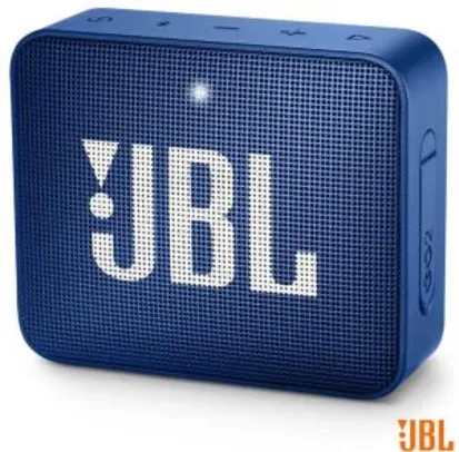 Caixa Bluetooth JBL GO2 Azul com Potência de 3 W - JBL - JBLGO2AZL_PRD -R$129