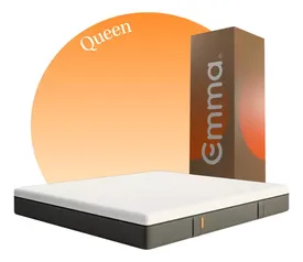 Colchão Emma Queen - Tecnologia Alemã Cor Branco/Cinza