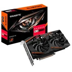 Placa de Vídeo Gigabyte AMD Radeon RX 570 Gaming, 4GB, GDDR5, REV 2.0 - GV-RX570GAMING-4GD - R$710