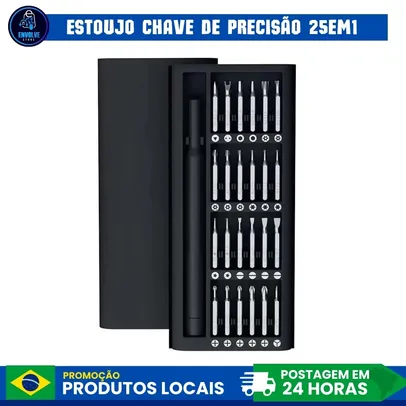 Kit de chave de fenda magnética multifuncional 25pcs 