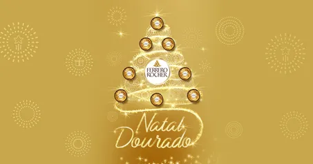 Promoção Natal Dourado Ferrero Rocher