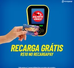 R$10 OFF na recarga do bilhete único no RecargaPay