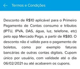 [SELECIONADOS] R$10 OFF em contas acima de R$80