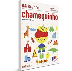 [PRIME] Chamequinho Papel A4, 75 g, 100 Folhas, Branco Sulfite | R$4,20