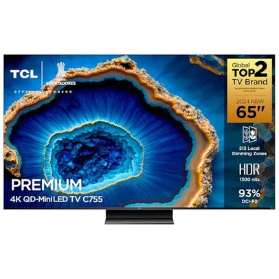 TCL Premium 4K QD-Mini LED 65" C755 Google TV Dolby Vision IQ