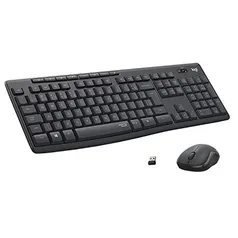 Kit Teclado e Mouse Logitech MK295 sem fio - Tecnologia SilentTouch