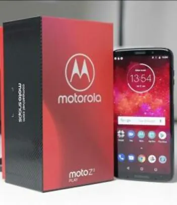 Smartphone, Motorola, Moto Z3 Play, XT1929, 64 GB, 6.0", Indigo R$1.174