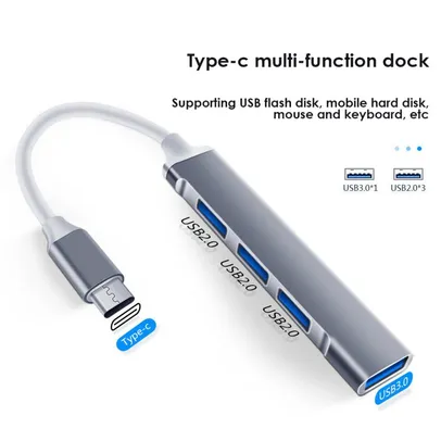 [BR] Hub Adaptador USB de alta velocidade para PC, 4 portas USB 3.0, USB 2.0, OTG, acessórios de computador - AliExpress 7