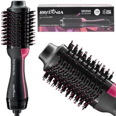 [R$58,05 BanQi] Escova Secadora Britânia Soft BEC02 Íon Tourmaline