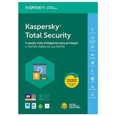 Kaspersky Total Security - Multidispositivos - 3 Dispositivos, 1 ano (Digital - Via Download)