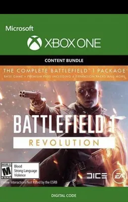 (XBOX) BATTLEFIELD 1 REVOLUTION + BATTLEFIELD 1943 | R$15