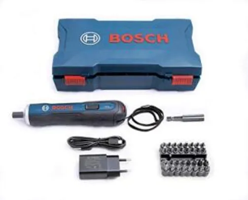 [PRIME] Parafusadeira a Bateria Bosch Go 3,6V BIVOLT com 32 Bits Maleta | R$180