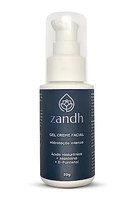 Gel Creme Facial Hidratação Intensa zandh 50g