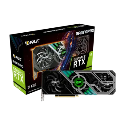 Placa de Vídeo Palit NVIDIA GeForce RTX 3070 Ti GamingPro, LHR, 8GB, GDDR6X, DLSS, Ray tracing