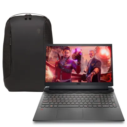 Kit Notebook Gamer Dell G15 AMD Ryzen 7 com Mochila Alienware | Dell Brasil